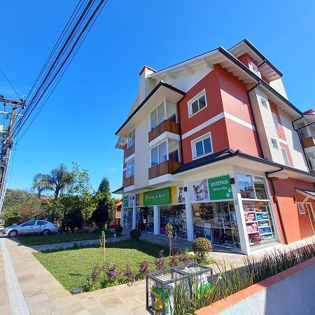 Gramado - Apartamento Aconchegante Com Lareira E Churrasqueira 外观 照片